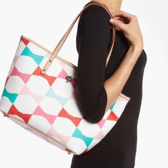 Kate Spade Coated Canvas Bow Harmony Tote - Picture 2 of 10
